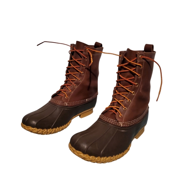 Bean Boots By L.L. Bean Maine Duck Hunting Boots Men's 10W, Made In U.S.A. - Picture 4 of 11